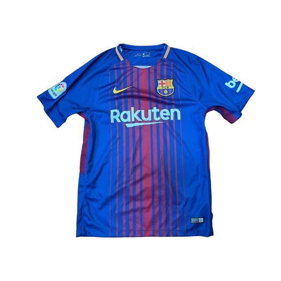 Nike FC Barcelona Men’s Small Soccer Jersey 2017/18 #8 - Picture 1 of 6